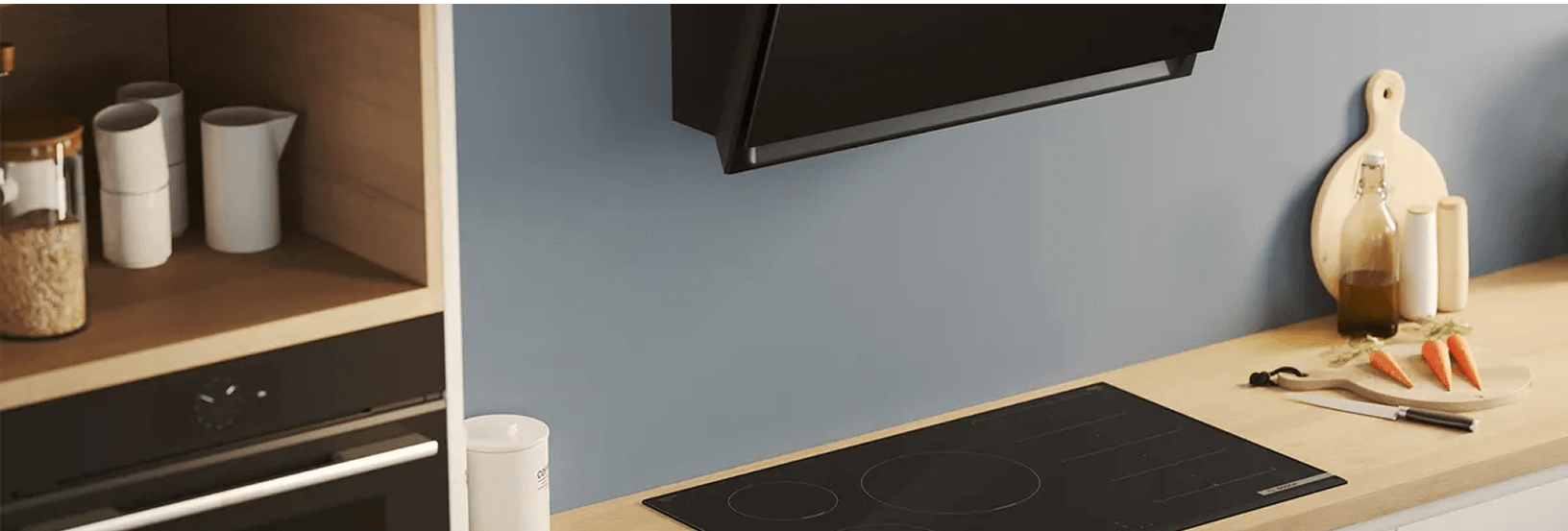 Płyta indukcyjna Bosch w zabudowie z funkcją zdalnego sterowania przez aplikację