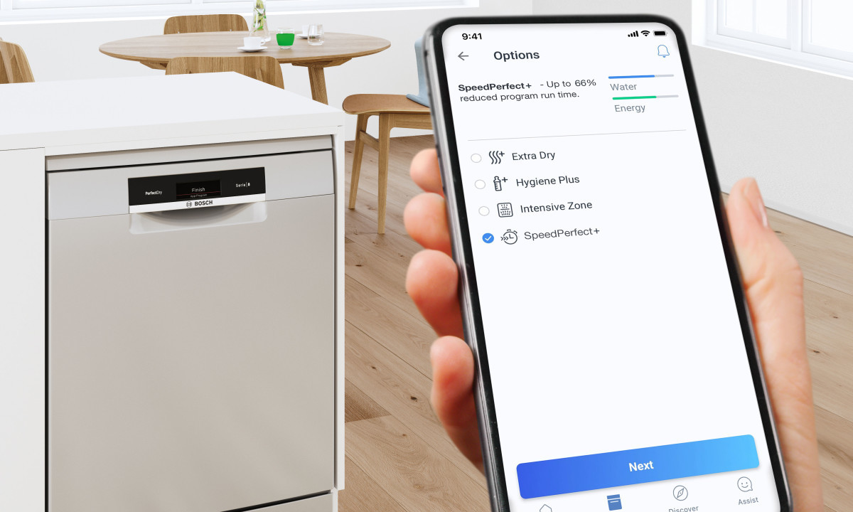 SpeedPerfect Plus – Nawet do trzech razy szybsze zmywanie