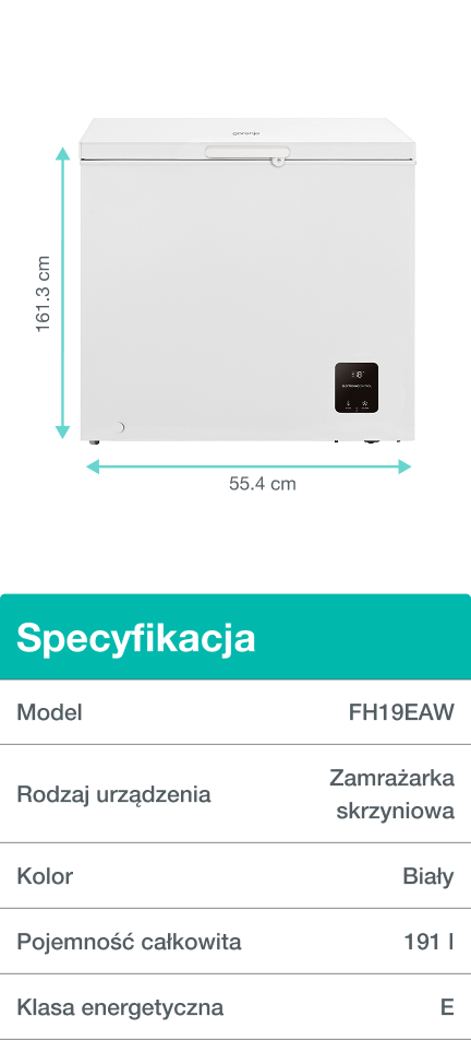 Gorenje fridge FH19EAW